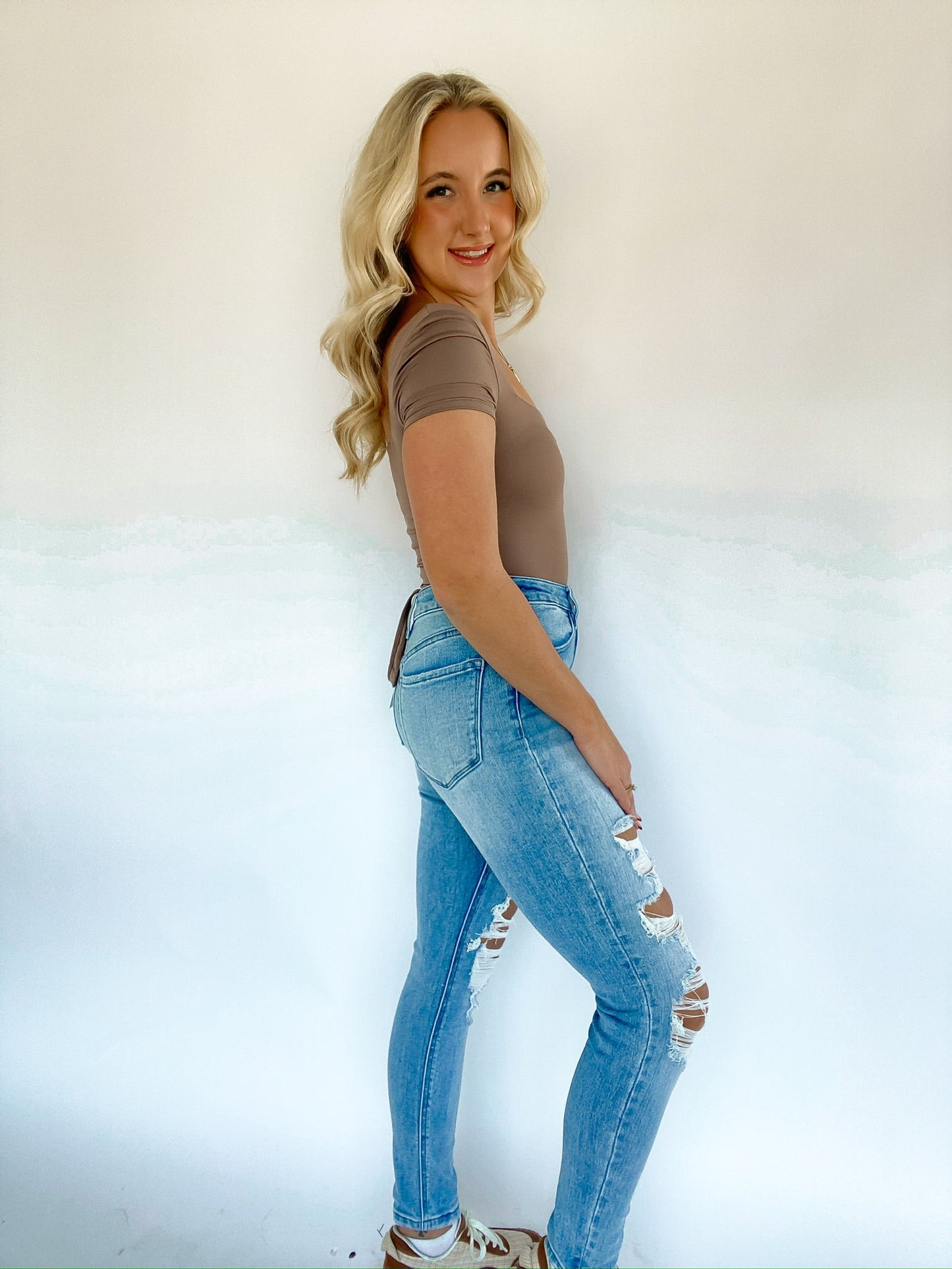 Vervet High Rise Skinny Jeans — Salon 209
