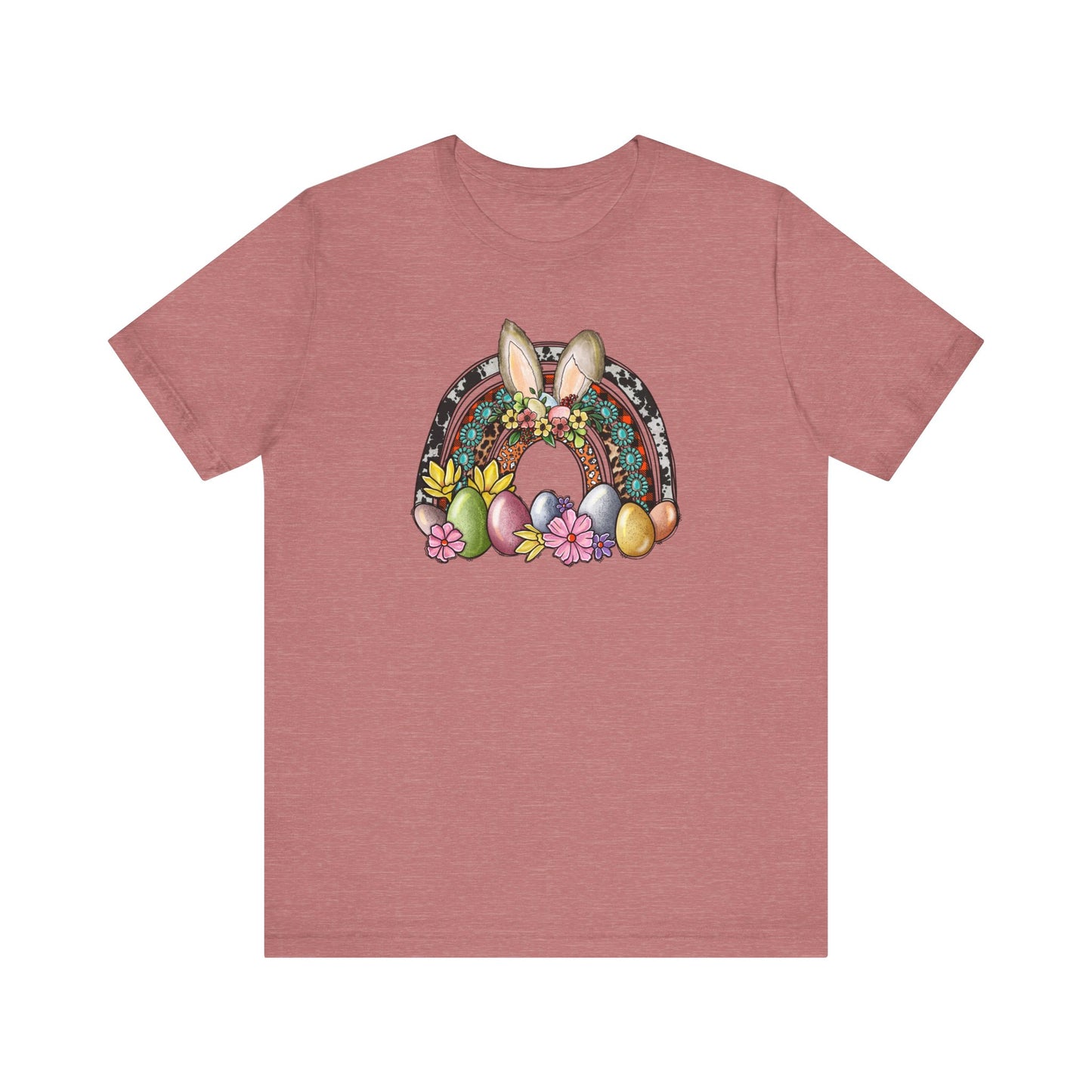 Easter Rainbow Unisex Jersey Short Sleeve Tee