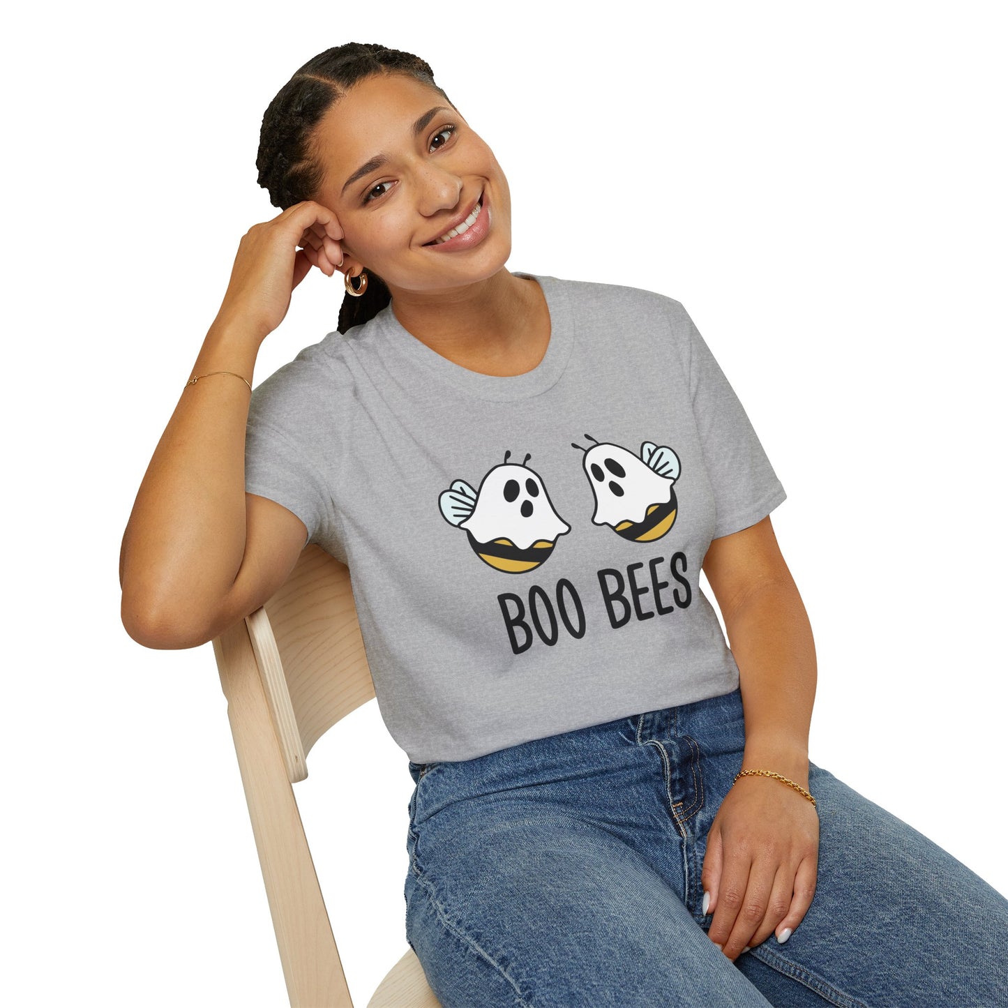 Boo Bees -Ghost Bees Breast Cancer Awareness Unisex T-Shirt
