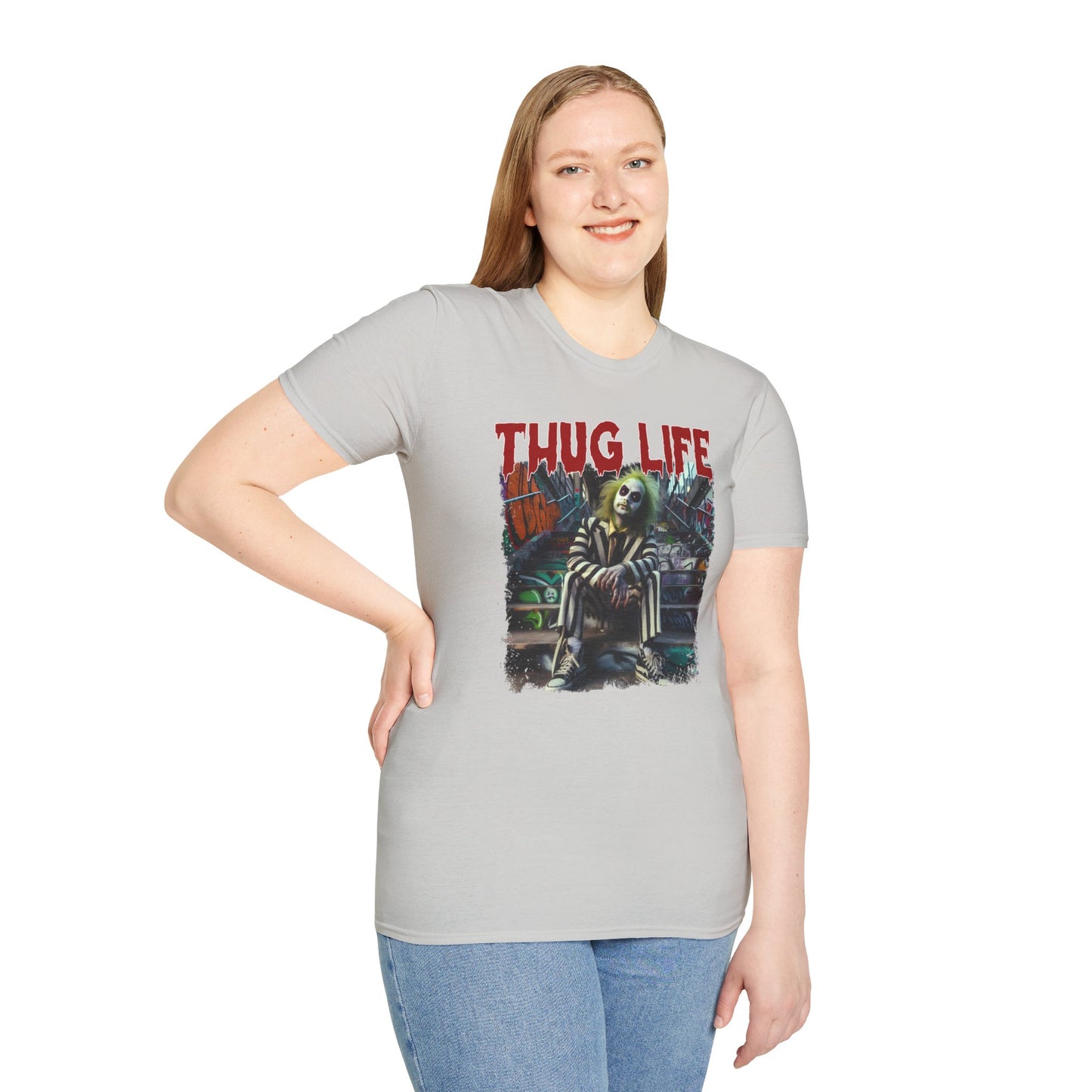 Beetlejuice Thug Life Unisex T-Shirt - Halloween Movie Lovers