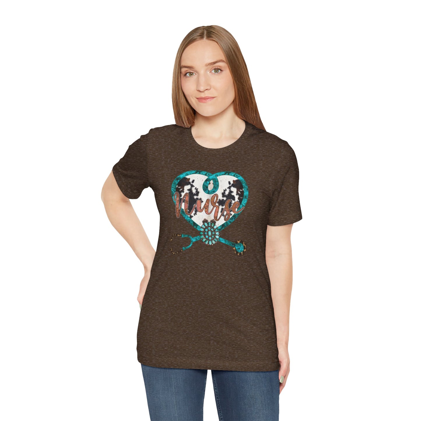 Cowhide Nurse Unisex Jersey Short Sleeve Tee