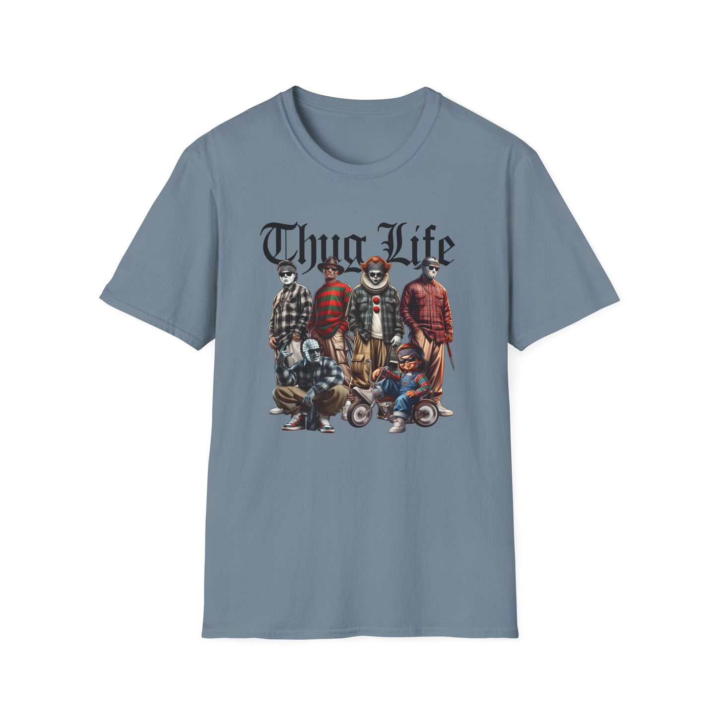 Horror Movie Characters Unisex T-Shirt - Thug Life Gang Life Fans