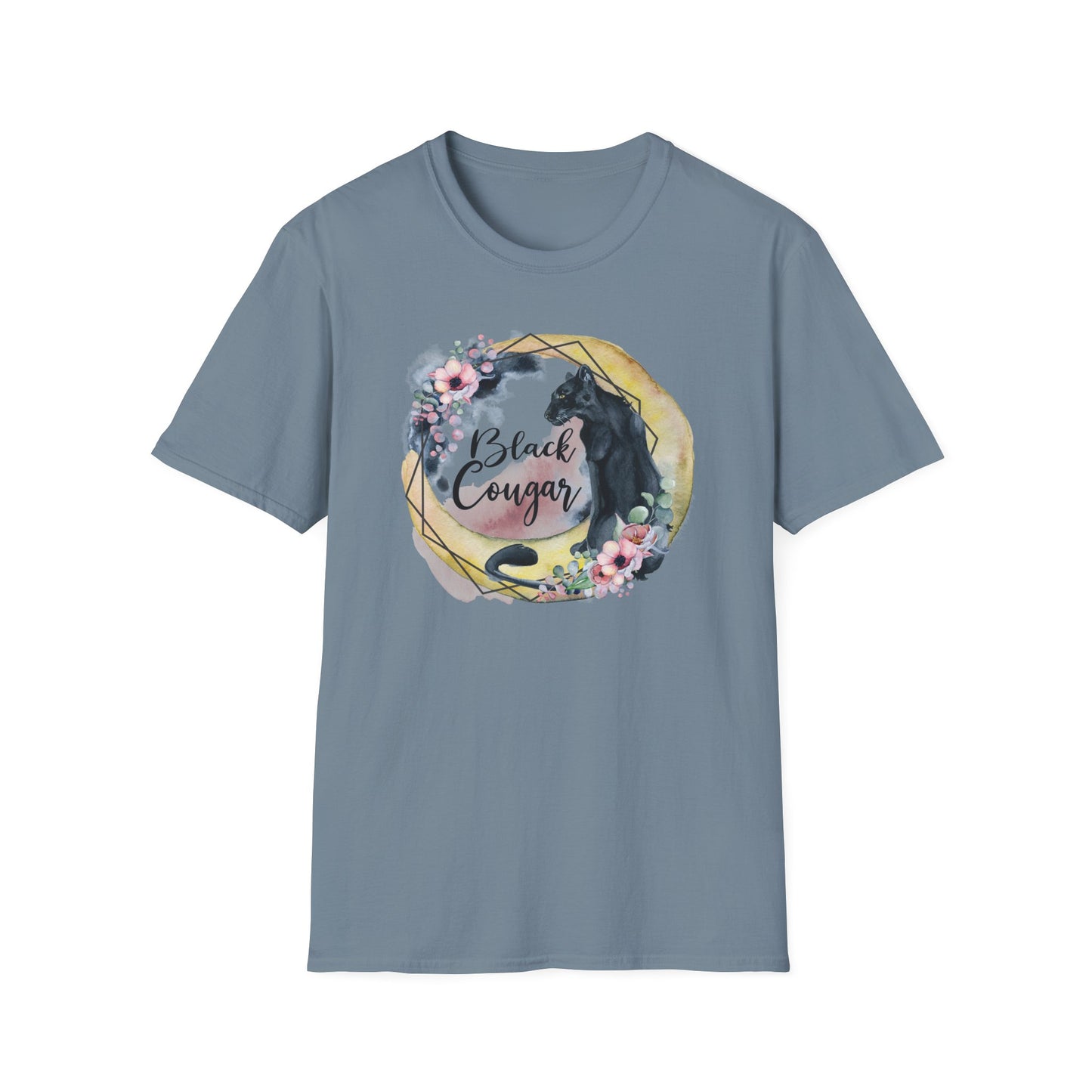 Black Cougar Animal Lover T-Shirt