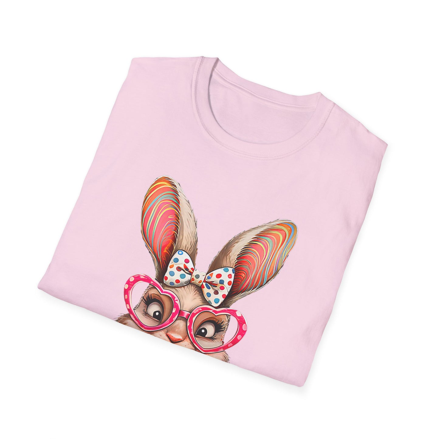 Playful Bunny Graphic T-Shirt, Cute Easter Gift, Animal Lover Shirt, Unisex Tees for Spring, Casual Everyday Wear, Easter Celebration