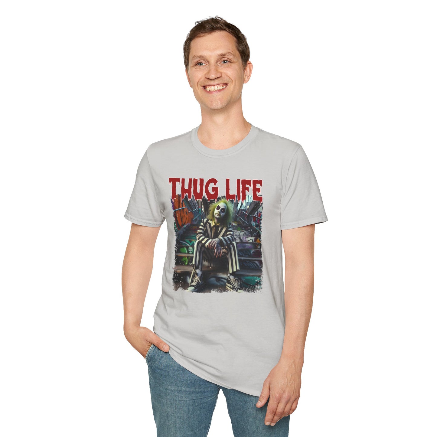 Beetlejuice Thug Life Unisex T-Shirt - Halloween Movie Lovers