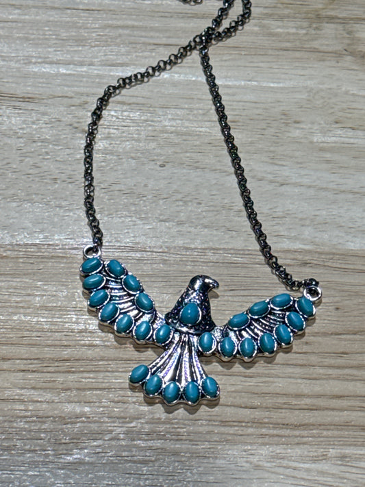 Turquoise Eagle necklace
