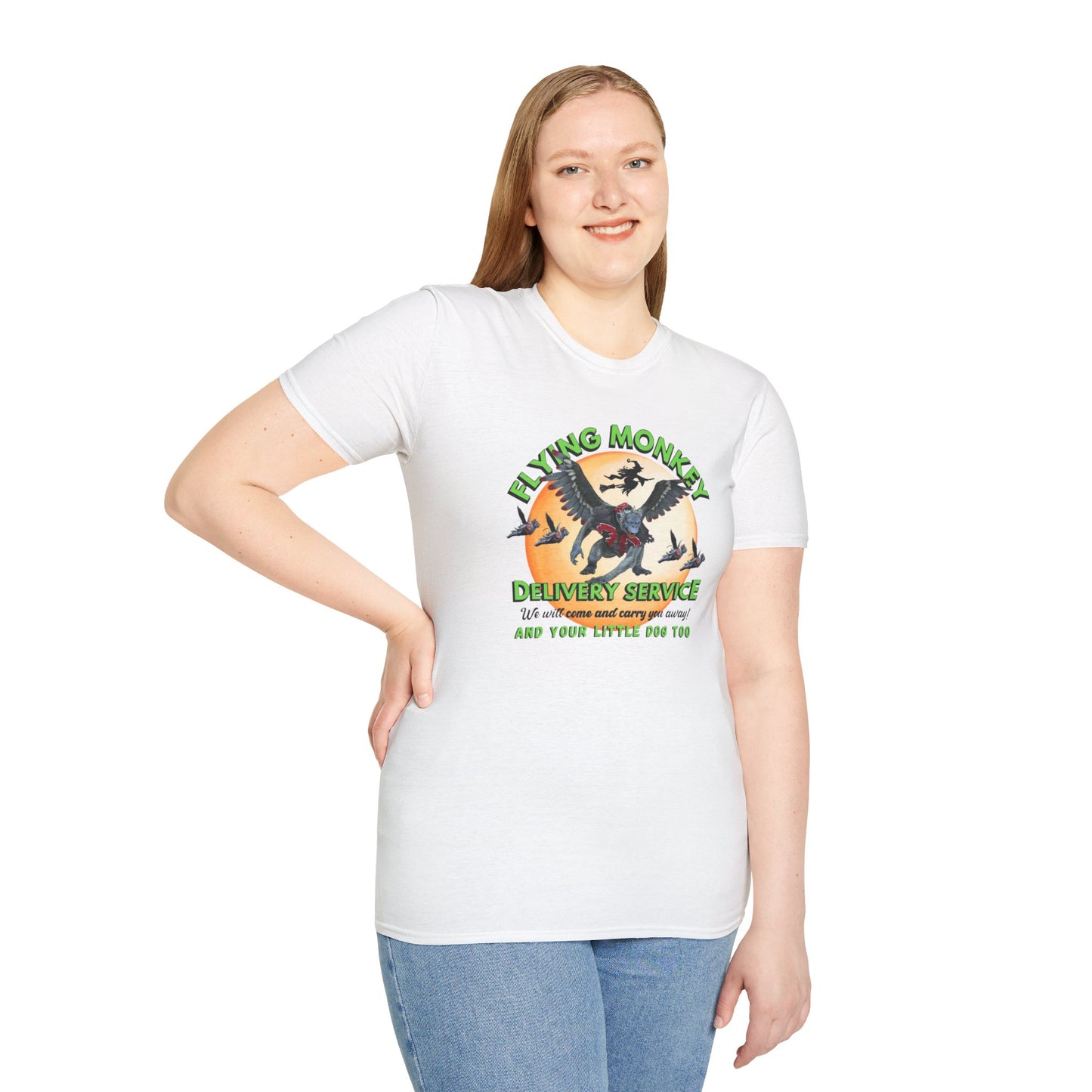 Flying Monkey Delivery Service Unisex Jersey Short Sleeve Tee