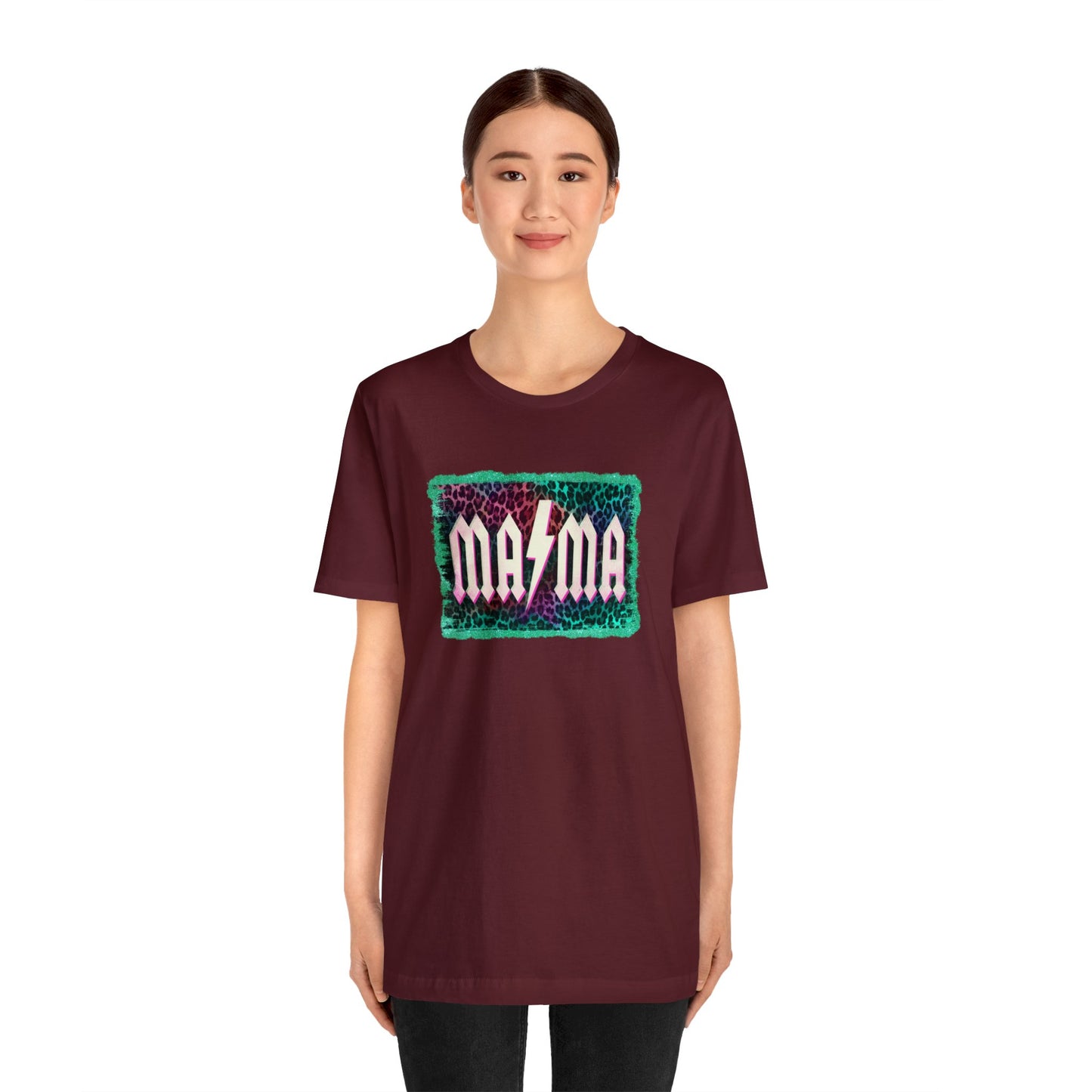 MAMA  Rocker Jersey Short Sleeve Tee