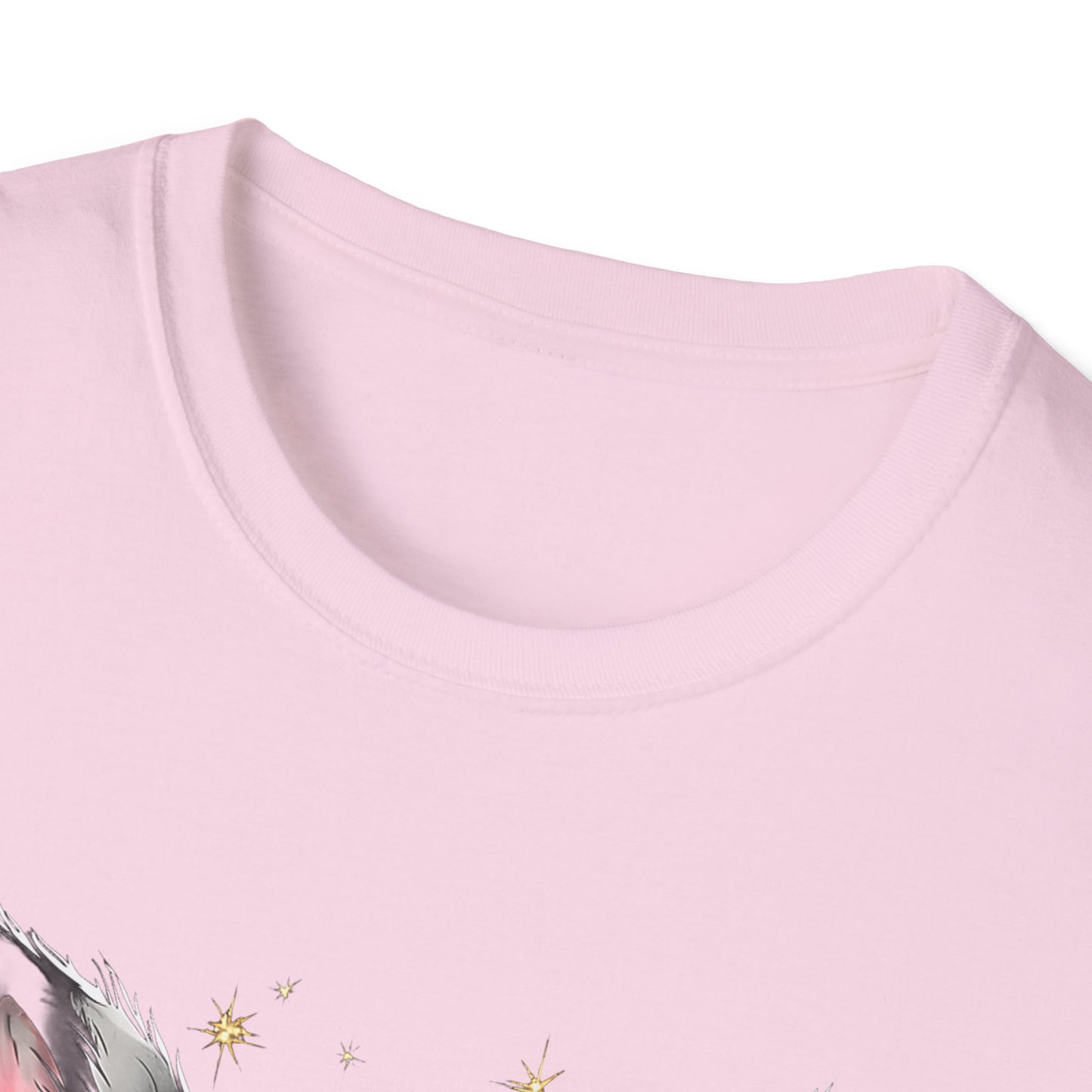 Cute Mouse with Bunny Ears Blowing Bubble Gum T-Shirt