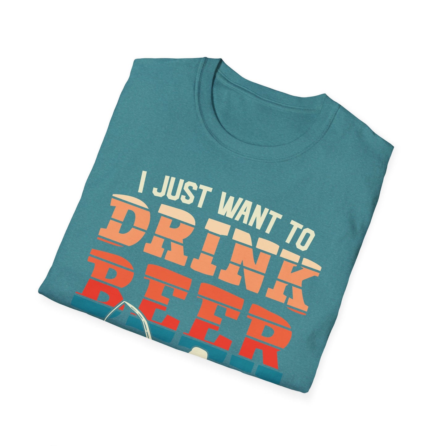 I Just want to Drink Beer and Jerk My Rod Shirt, Guy Fishing Shirt, Funny Fishing Shirt