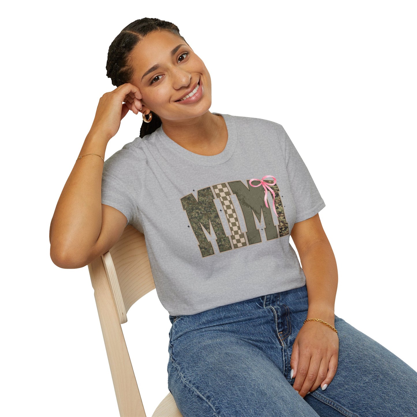 Mimi Coquette Military Style Bow T-Shirt | Cute Camouflage Bow Design