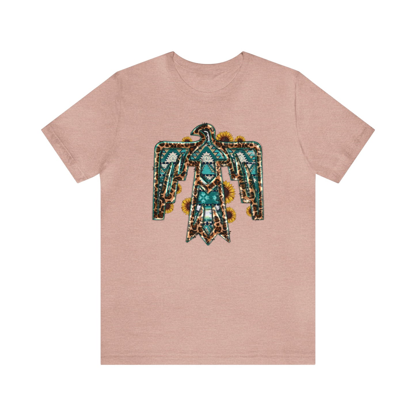 Sunflower Aztec Eagle Unisex Jersey Short Sleeve Tee