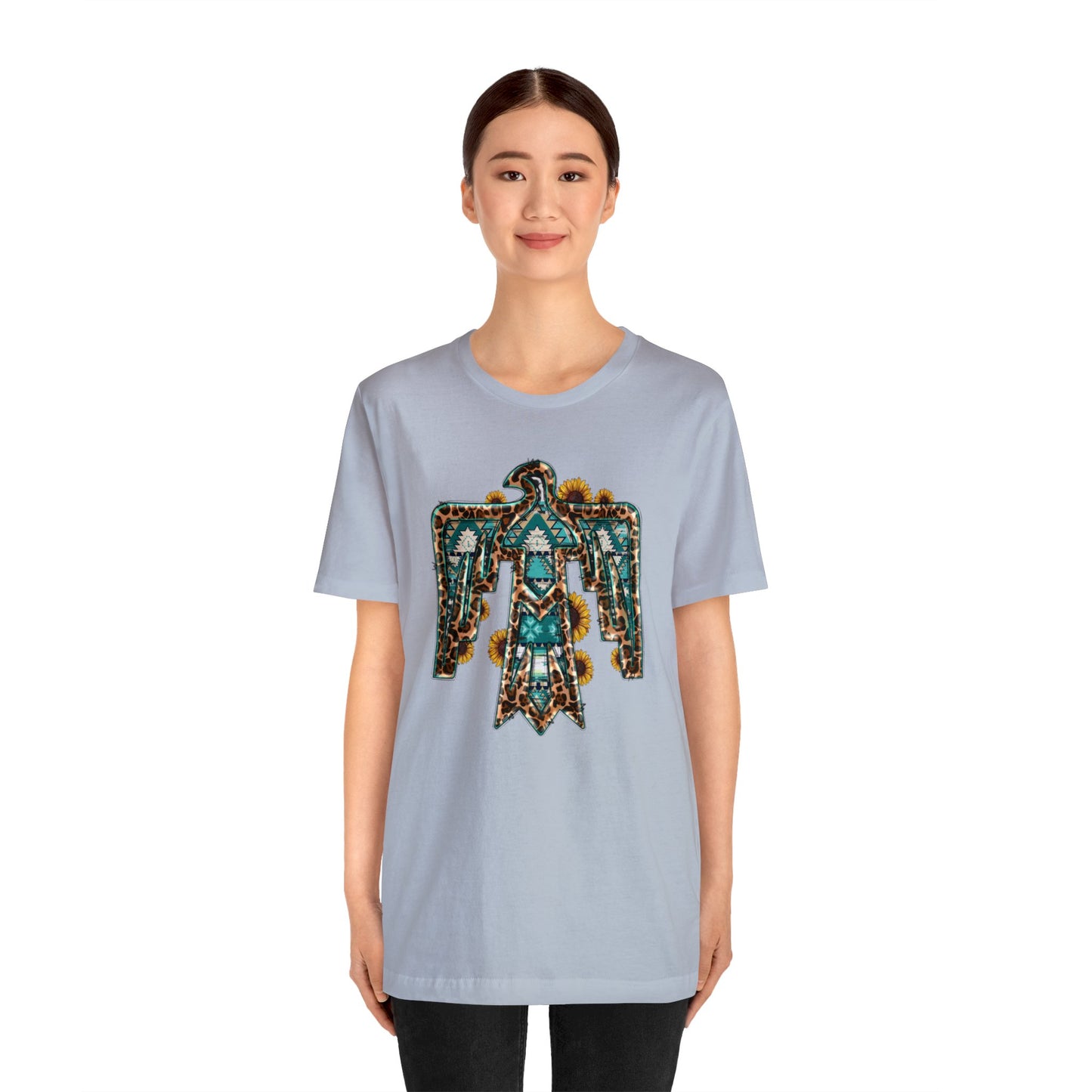 Sunflower Aztec Eagle Unisex Jersey Short Sleeve Tee