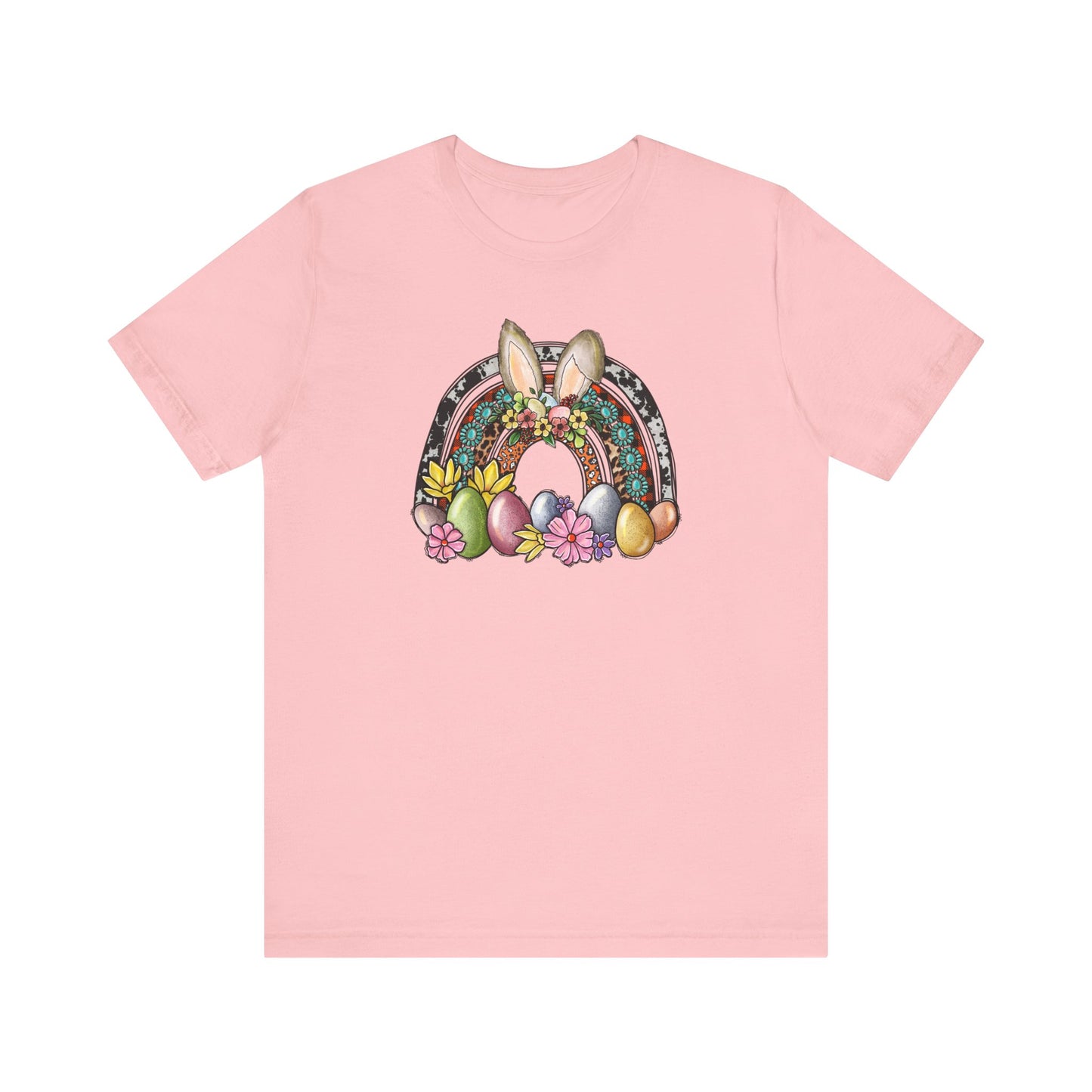 Easter Rainbow Unisex Jersey Short Sleeve Tee