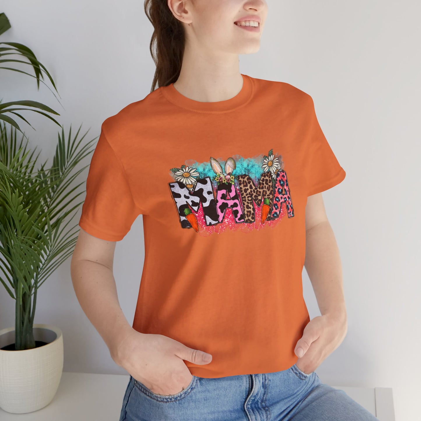 Easter Mama Unisex Jersey Short Sleeve Tee