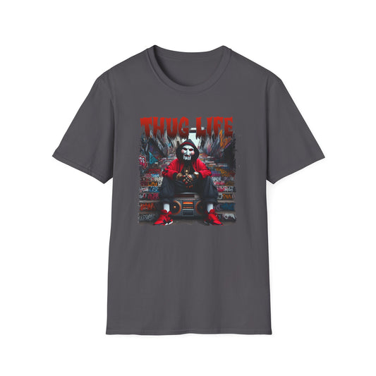 Thug Life T-Shirt with Jigsaw Let's Play a Game Design