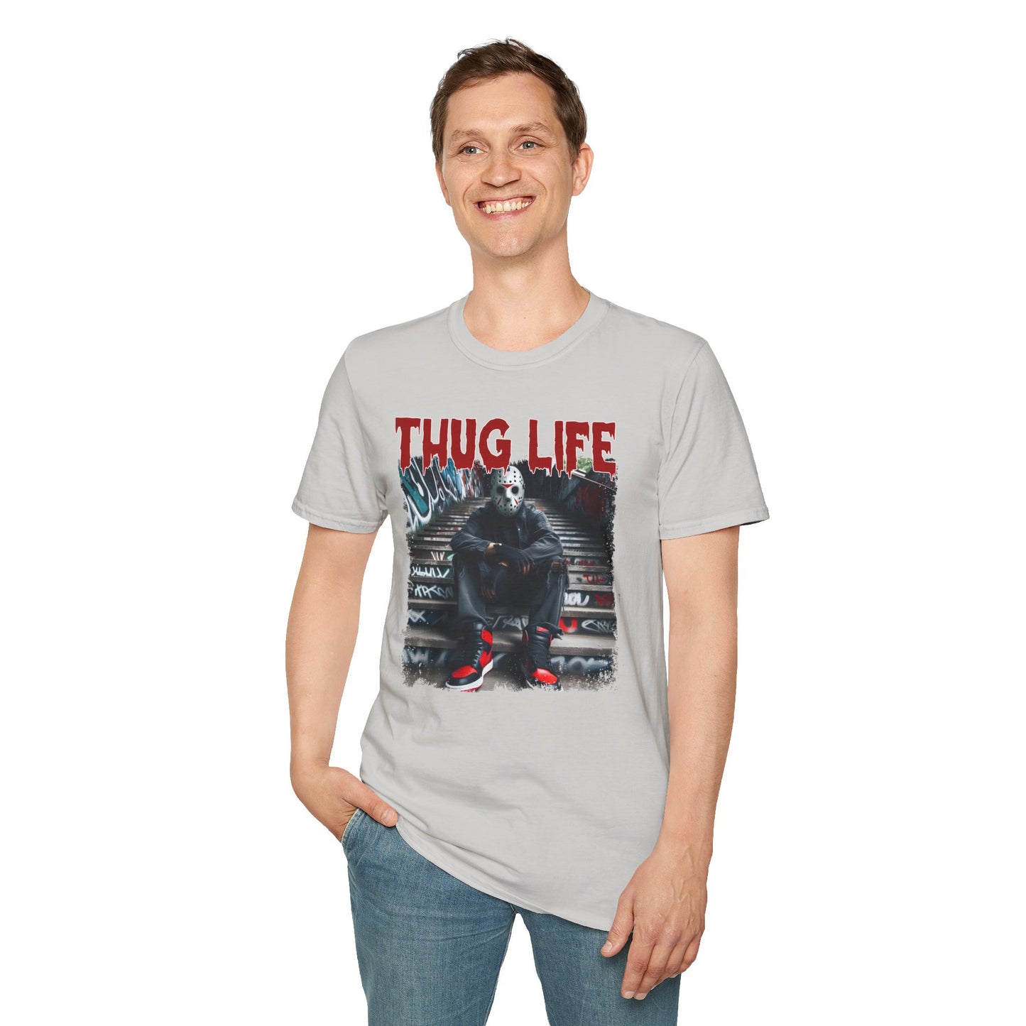 Horror Fan Unisex T-Shirt - Thug Life Jason Voorhees Friday the 13th Movie Series