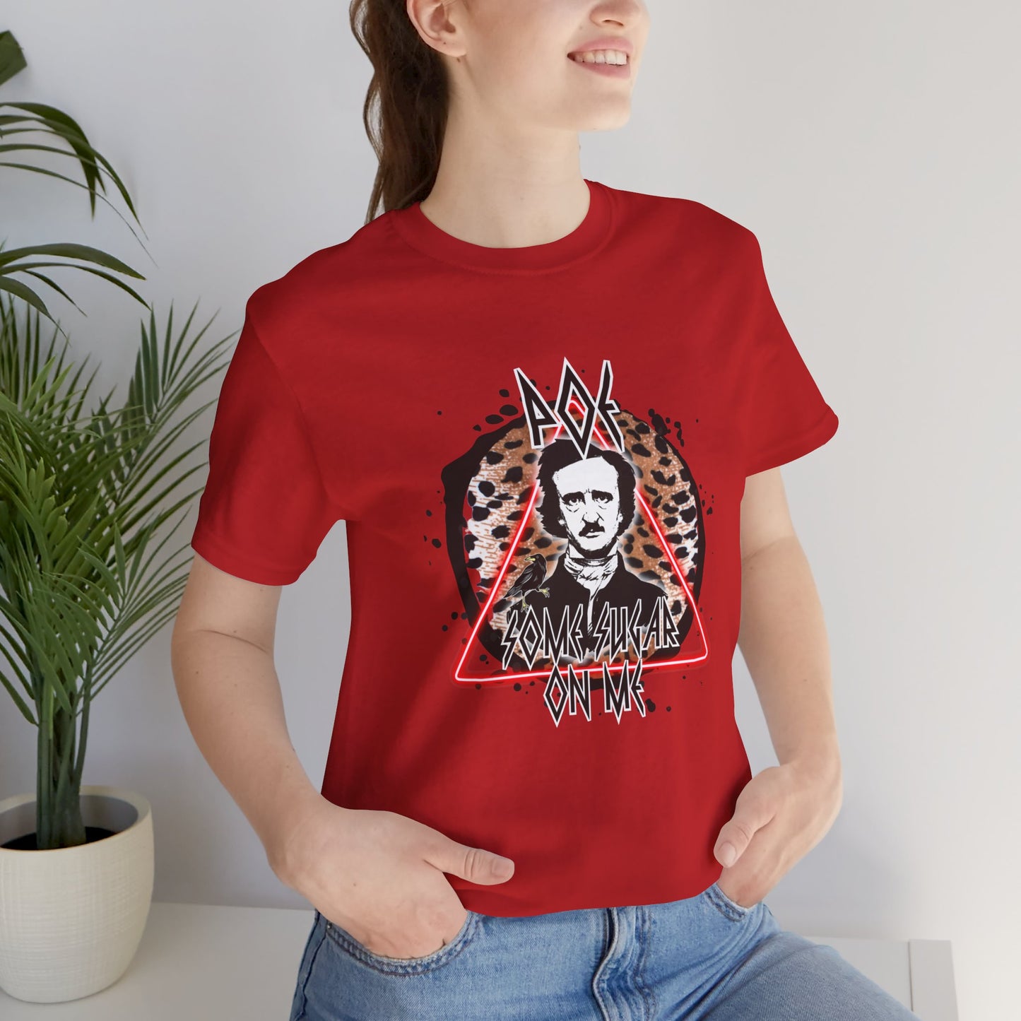 Poe Some Sugar On Me Short Sleeve Tee, Edgar Allen Poe Tee