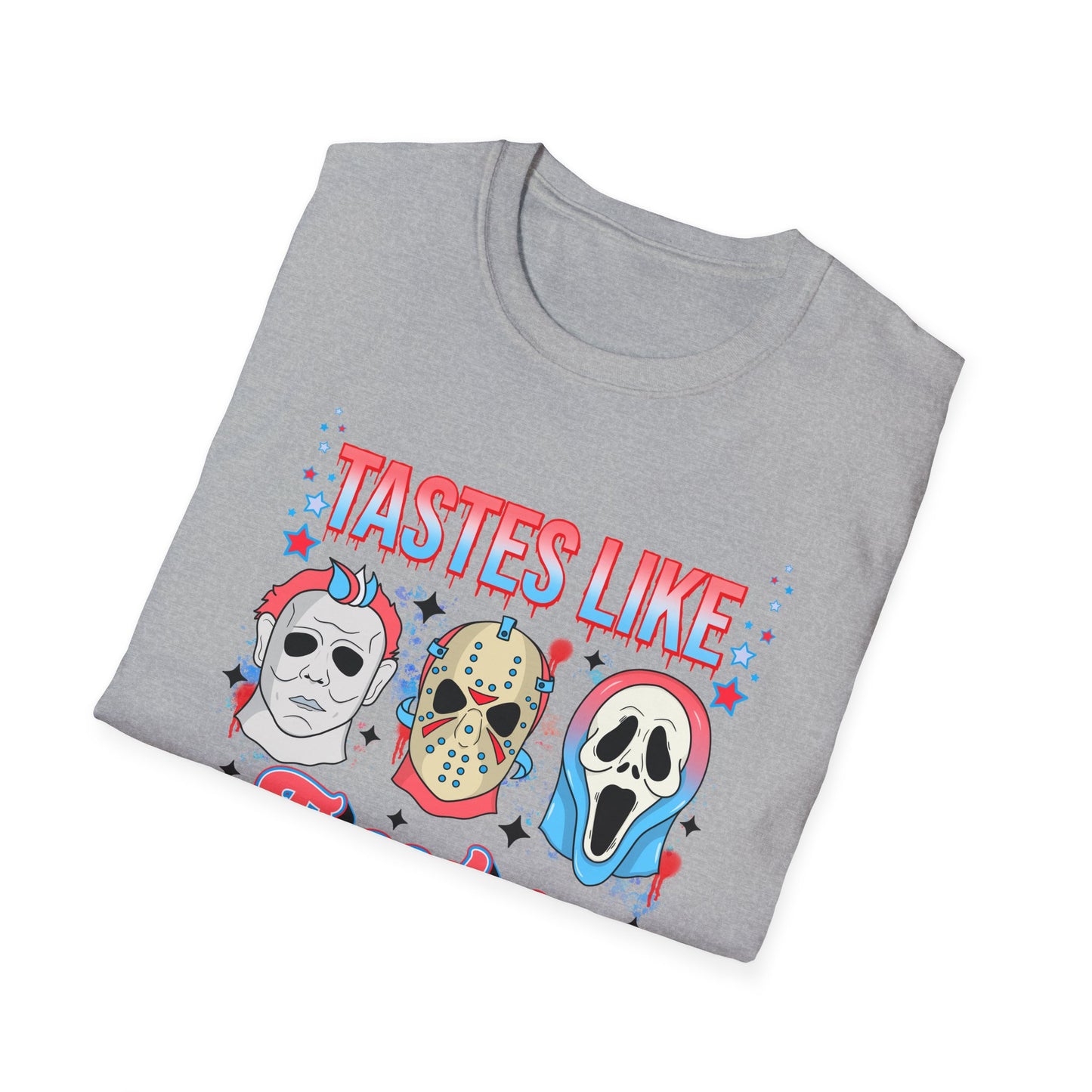 4th of July 'Taste Like Freedom' Horror Characters T-Shirt