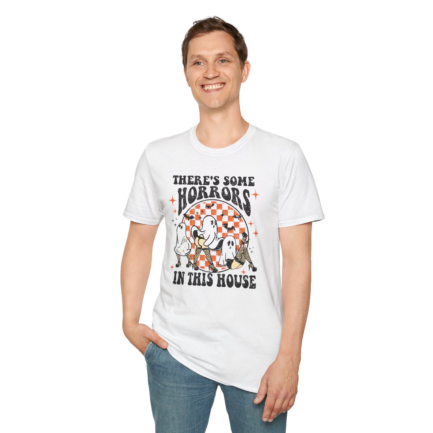 There's Some Horrors in This House Unisex Softstyle T-Shirt