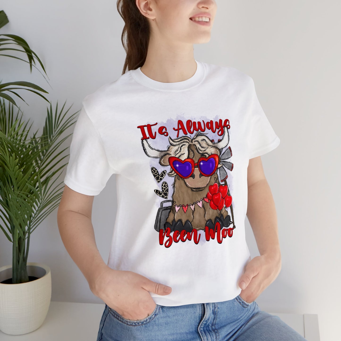 It's Always Been Moo Unisex Jersey Short Sleeve Tee