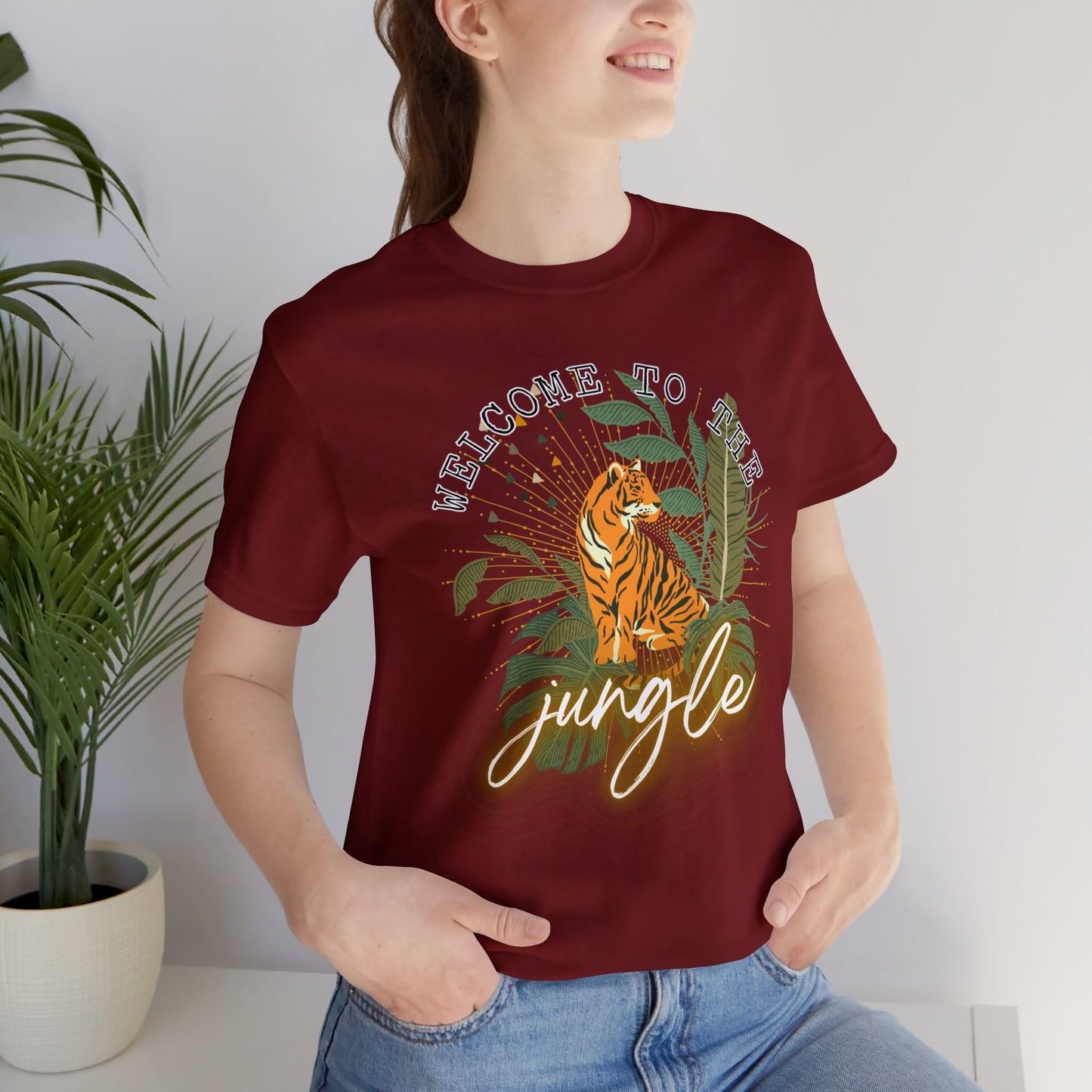 Welcome To the Jungle Unisex Jersey Short Sleeve Tee