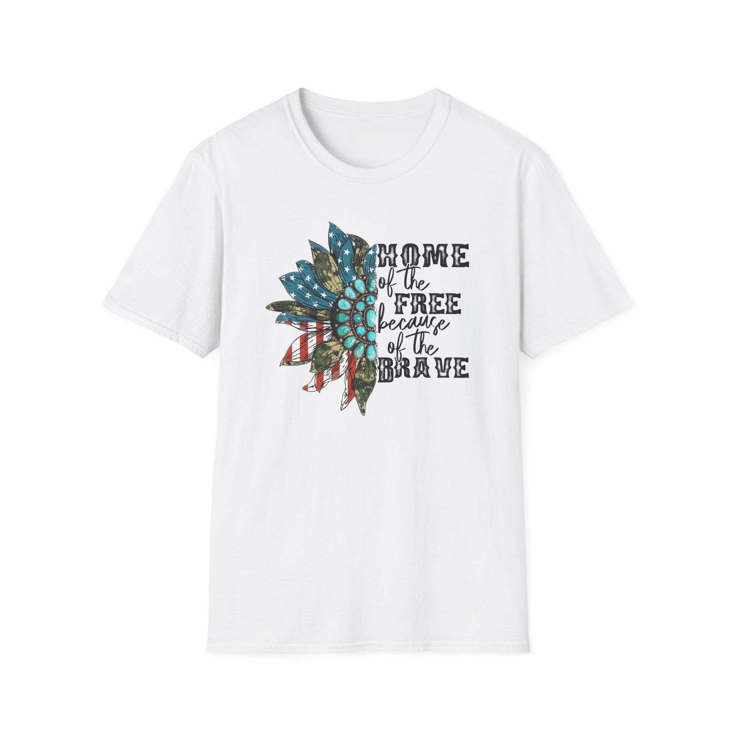 Americana "Home of the Free Because of the Brave" T-Shirt
