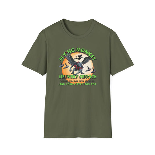 Flying Monkey Delivery Service Unisex Jersey Short Sleeve Tee