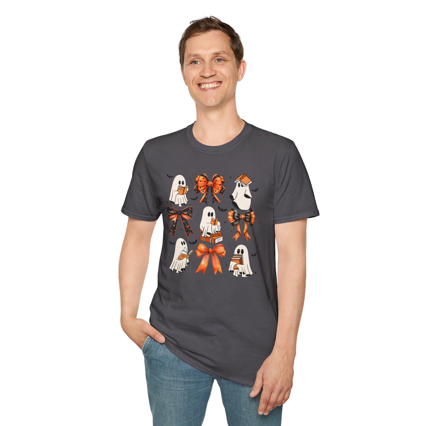 Coquette Reading Ghosts Unisex T-Shirt