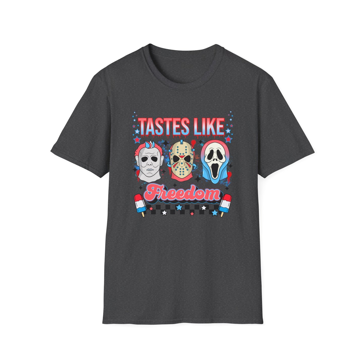 4th of July 'Taste Like Freedom' Horror Characters T-Shirt