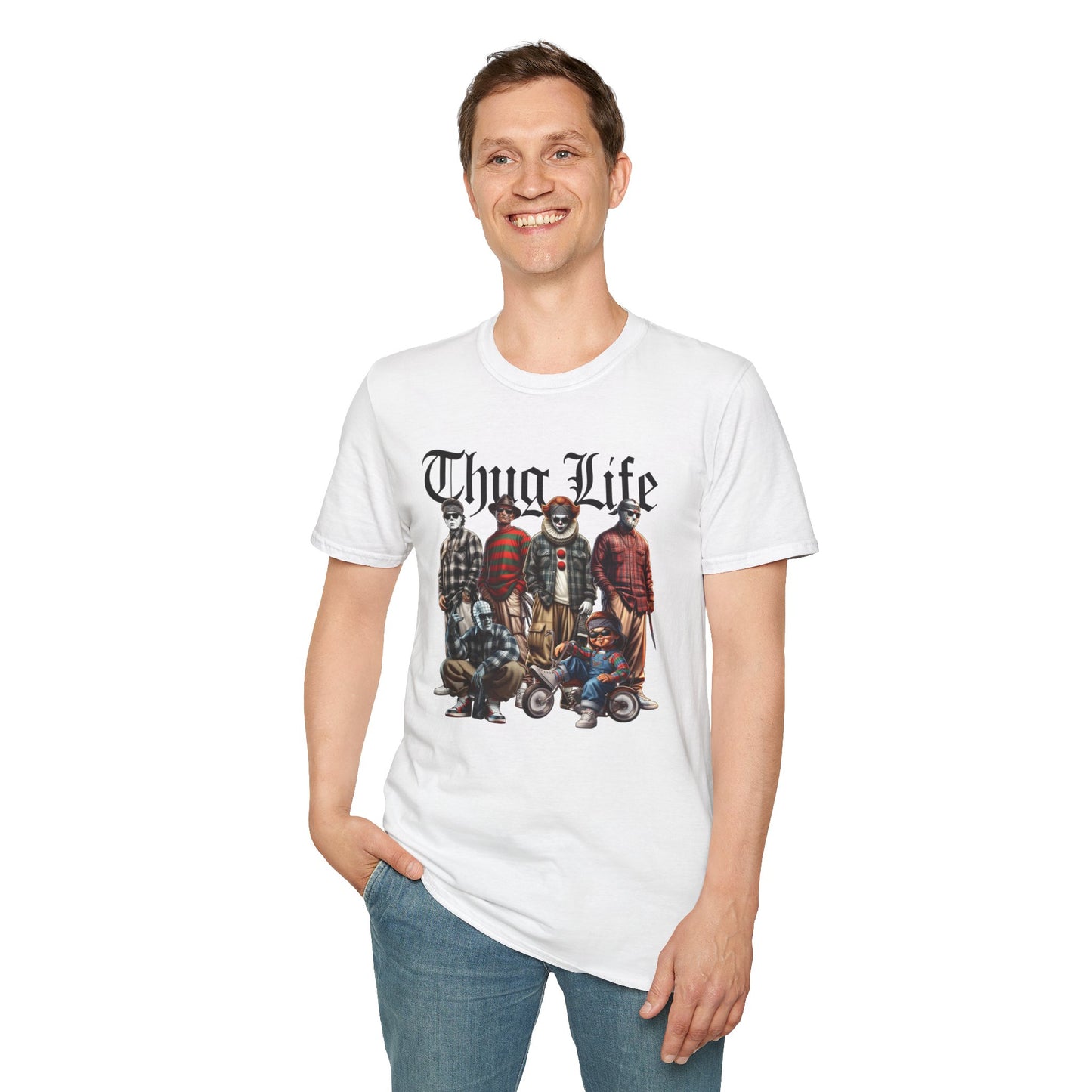 Horror Movie Characters Unisex T-Shirt - Thug Life Gang Life Fans