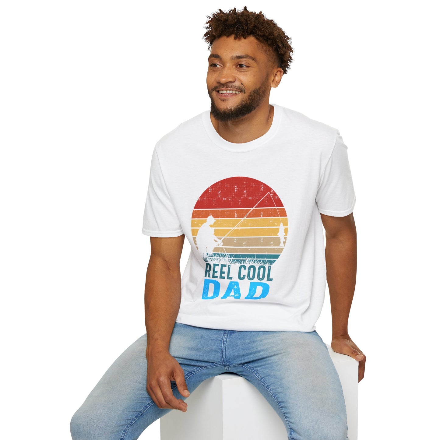 Reel Cool Dad Softstyle T-Shirt