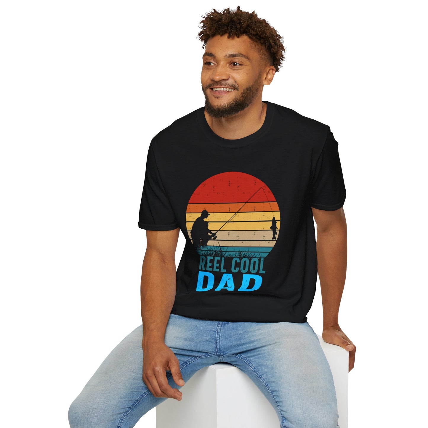 Reel Cool Dad Softstyle T-Shirt