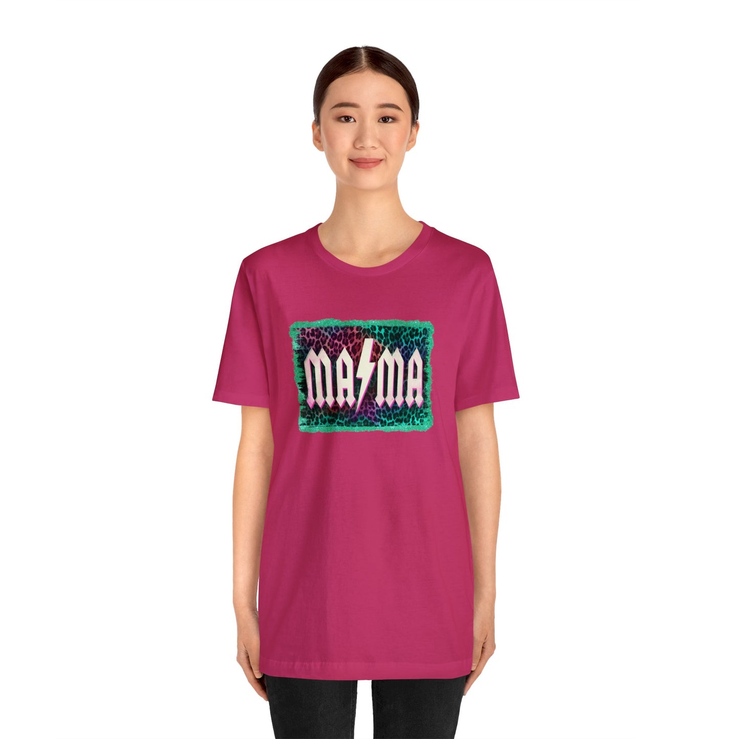 MAMA  Rocker Jersey Short Sleeve Tee