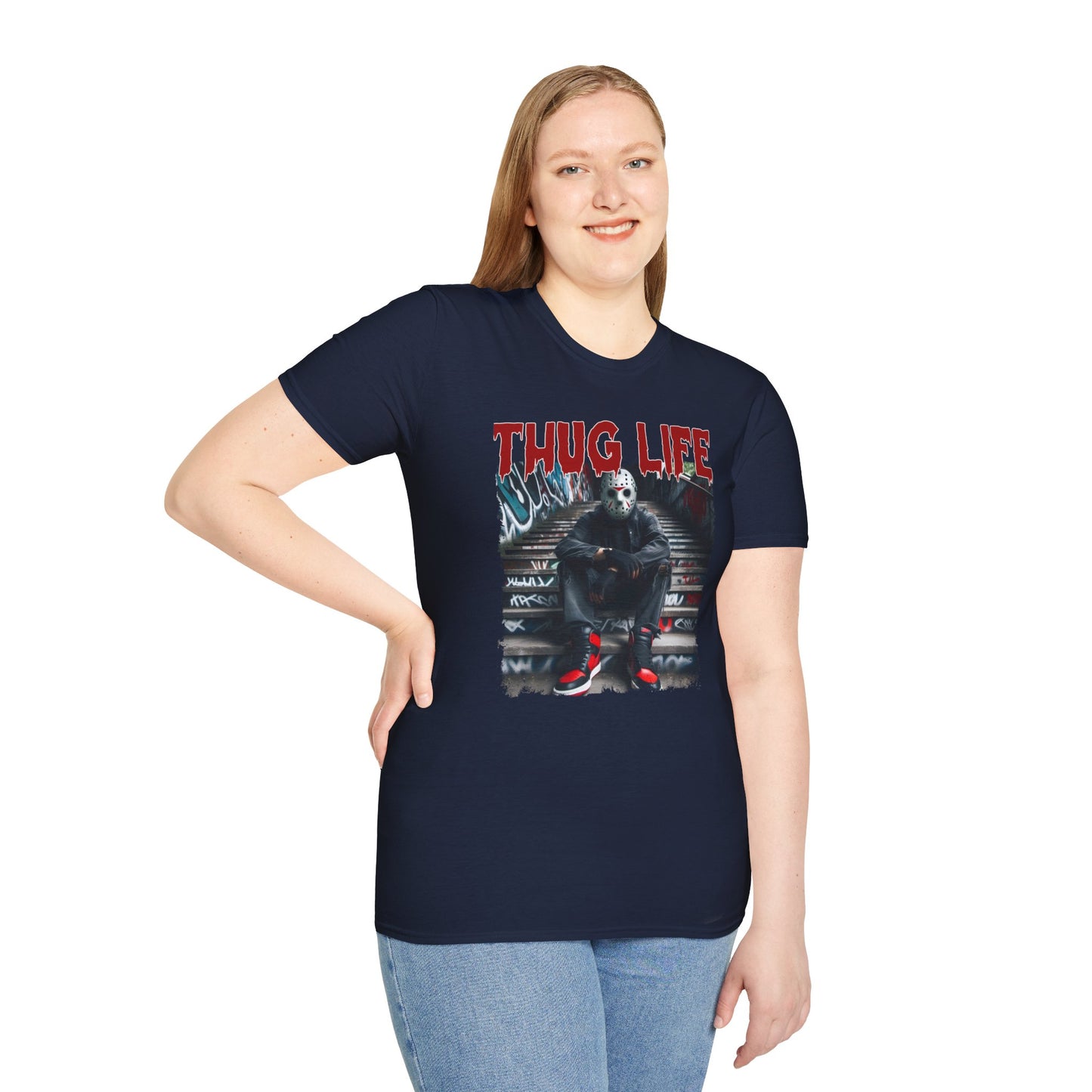 Horror Fan Unisex T-Shirt - Thug Life Jason Voorhees Friday the 13th Movie Series