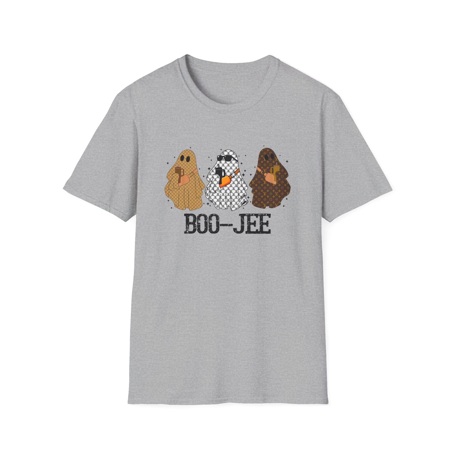 Unisex T-Shirt Boo-Jee Ghost with Designer Brands Chanel and Louis Vuitton