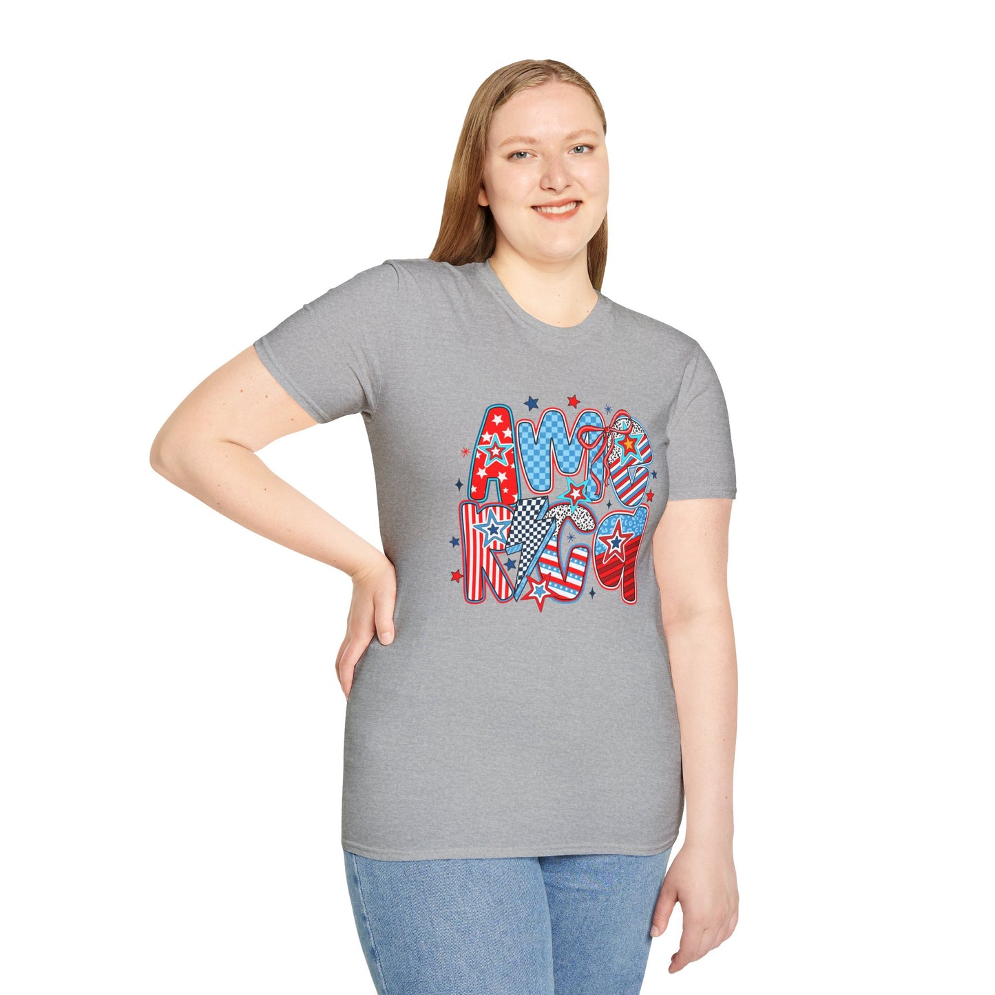 Stars and Stripes America T-Shirt | Red White Blue Americana