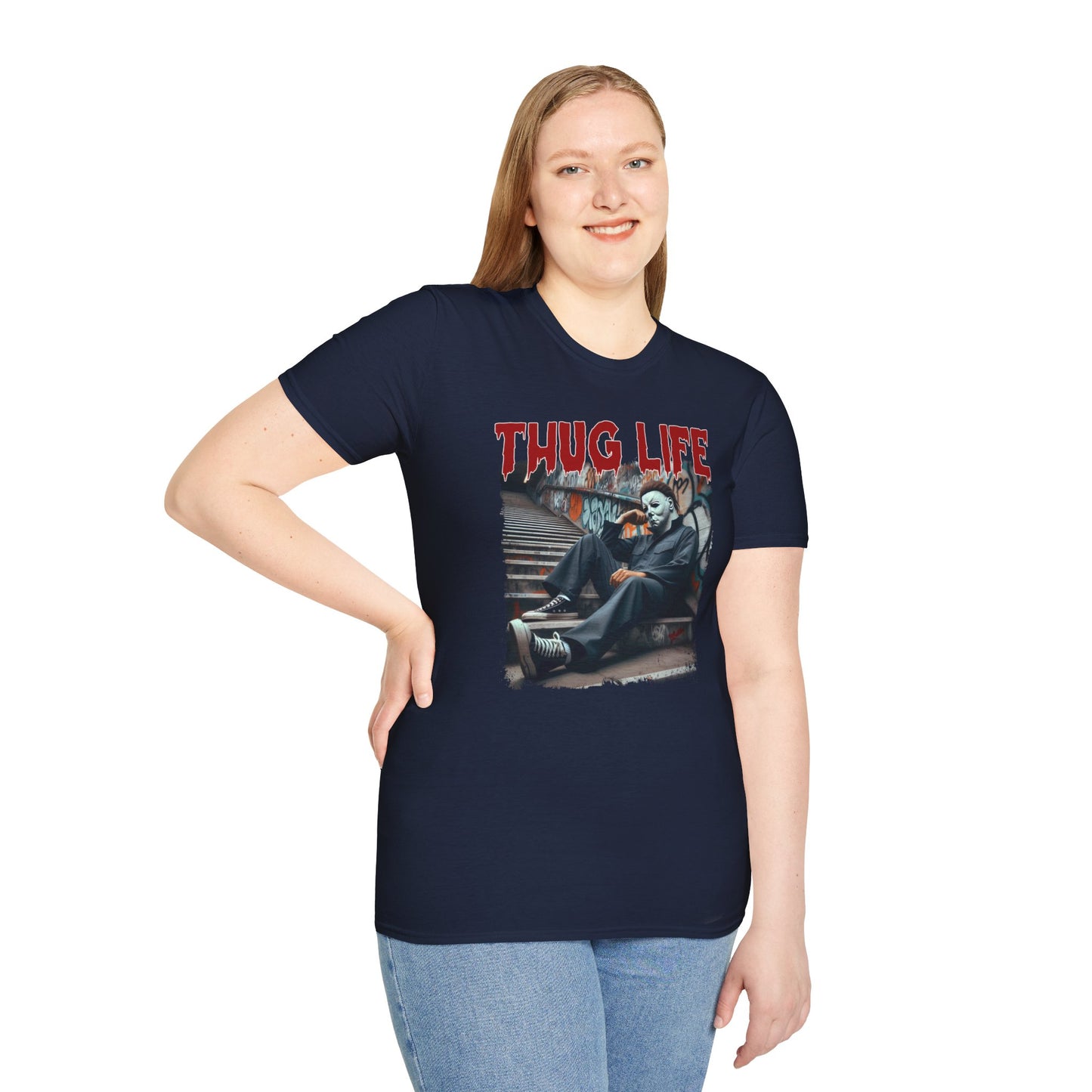 Horror Fan T-Shirt - Michael Myers Halloween Series Design