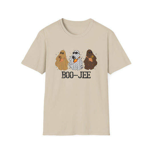 Unisex T-Shirt Boo-Jee Ghost with Designer Brands Chanel and Louis Vuitton