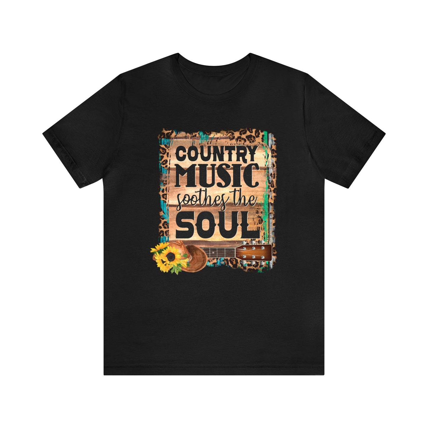 Country Music Soothes the Soul Unisex Jersey Short Sleeve Tee