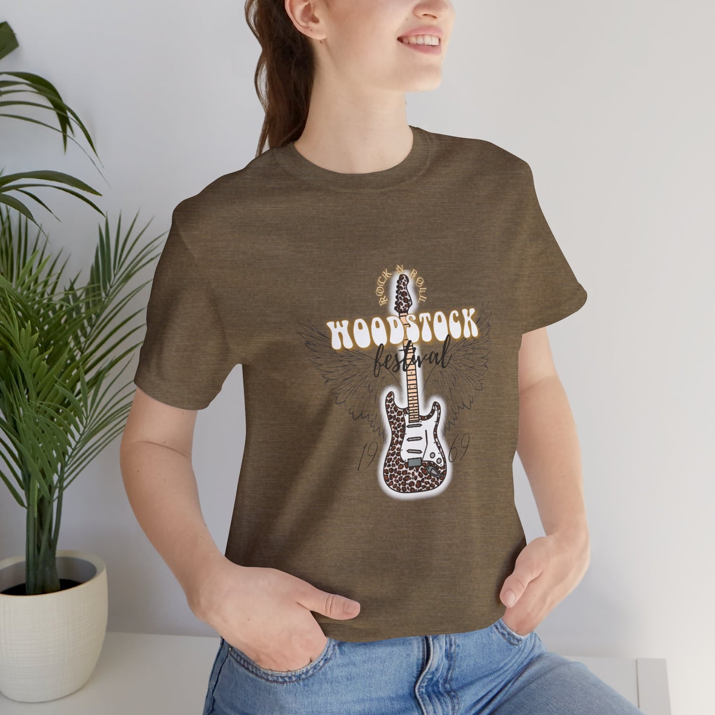 Woodstock Festival 1969 Unisex Jersey Short Sleeve Tee