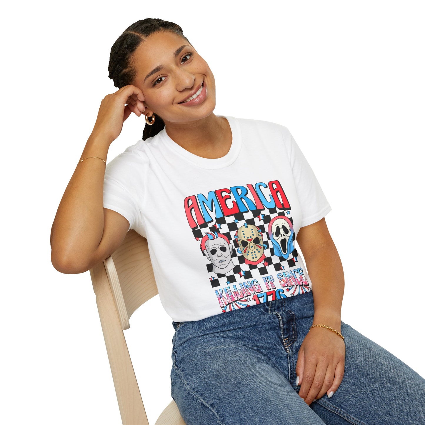 America Killing It Since 1776 T-Shirt — Americana Horror Fans Tee