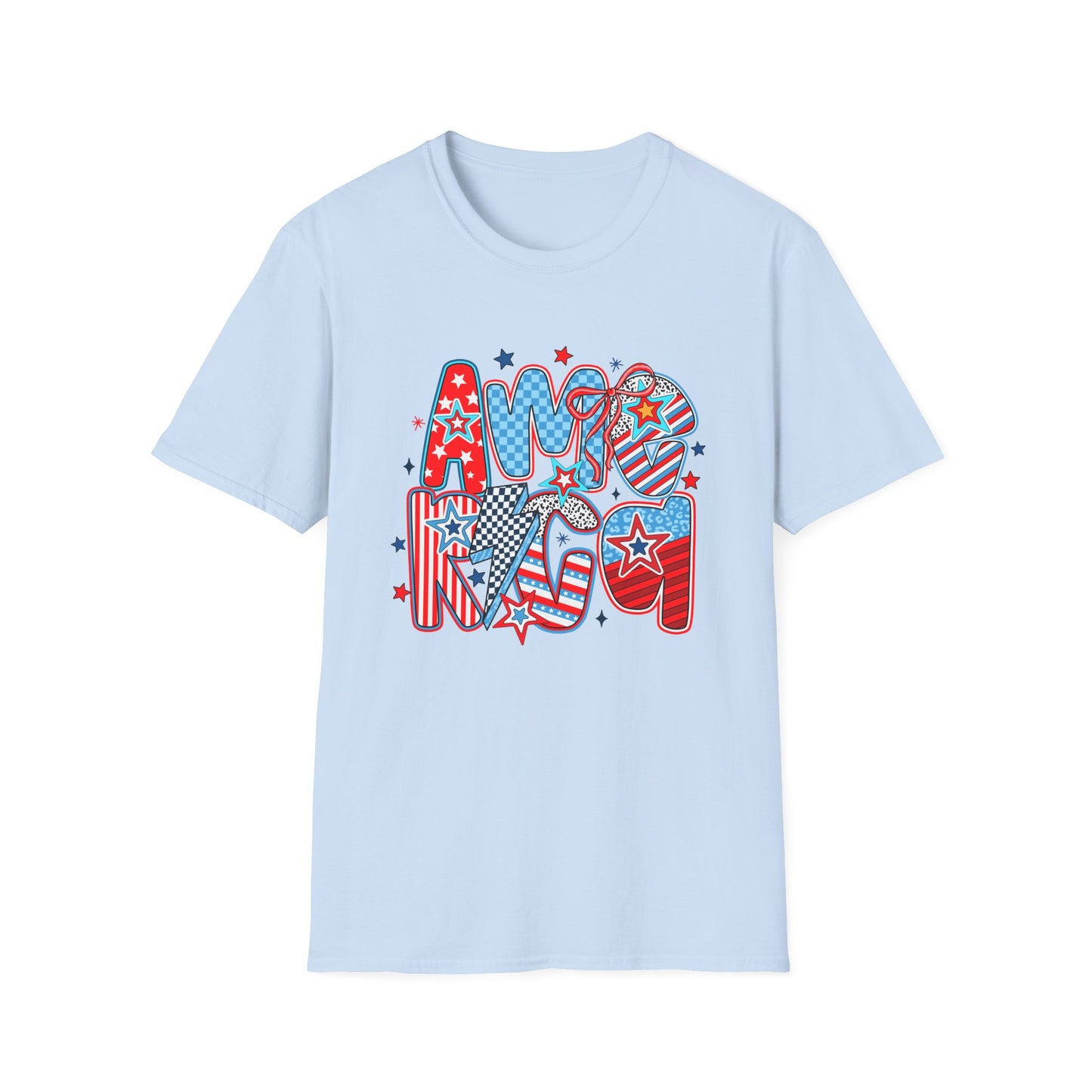 Stars and Stripes America T-Shirt | Red White Blue Americana