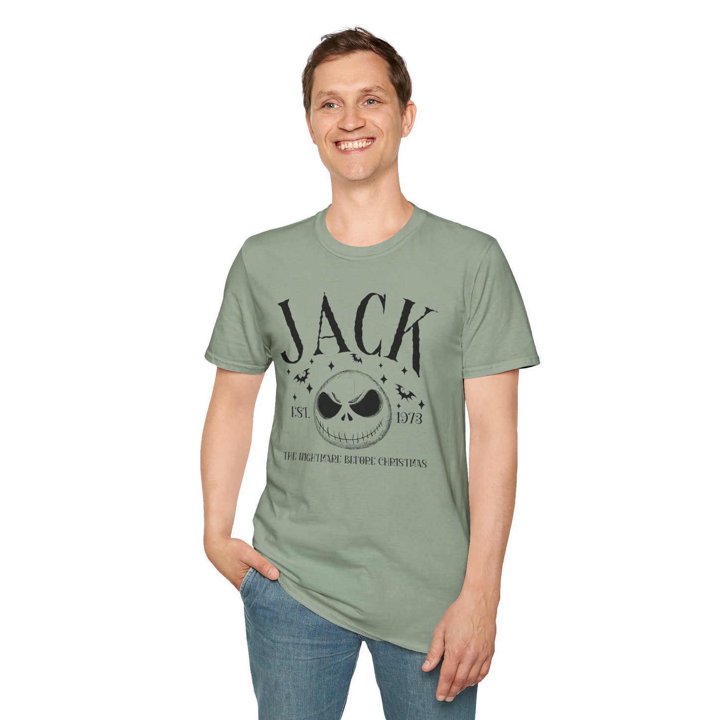 Jack Nightmare Before Christmas Unisex Jersey Short Sleeve Tee