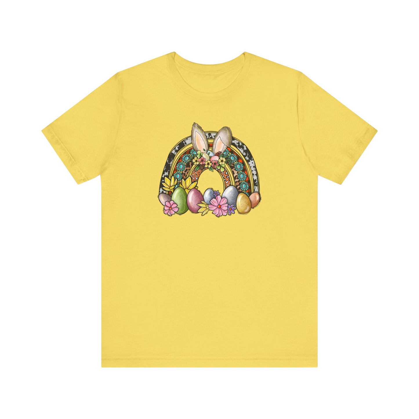 Easter Rainbow Unisex Jersey Short Sleeve Tee