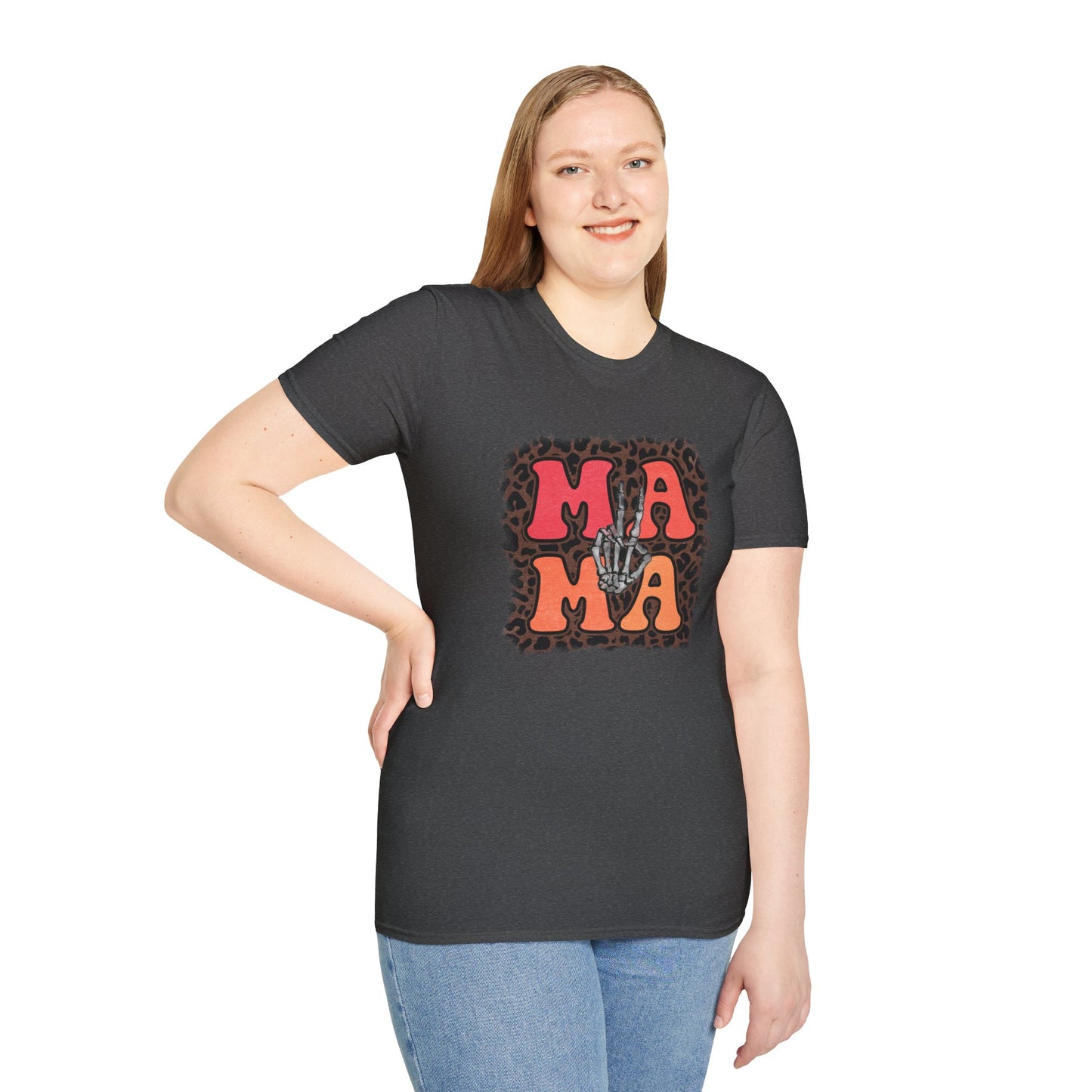 Mama Peace Skeleton Hand Unisex Jersey Short Sleeve Tee