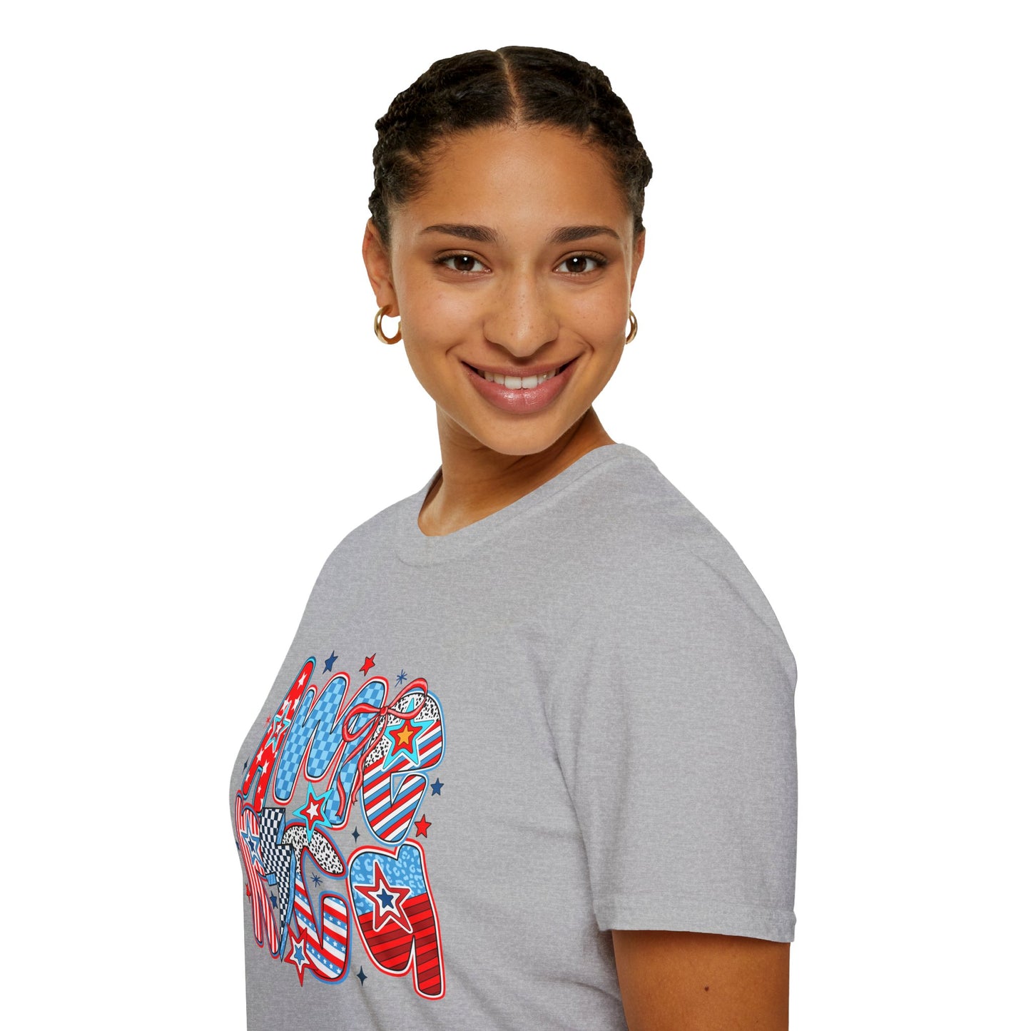 Stars and Stripes America T-Shirt | Red White Blue Americana