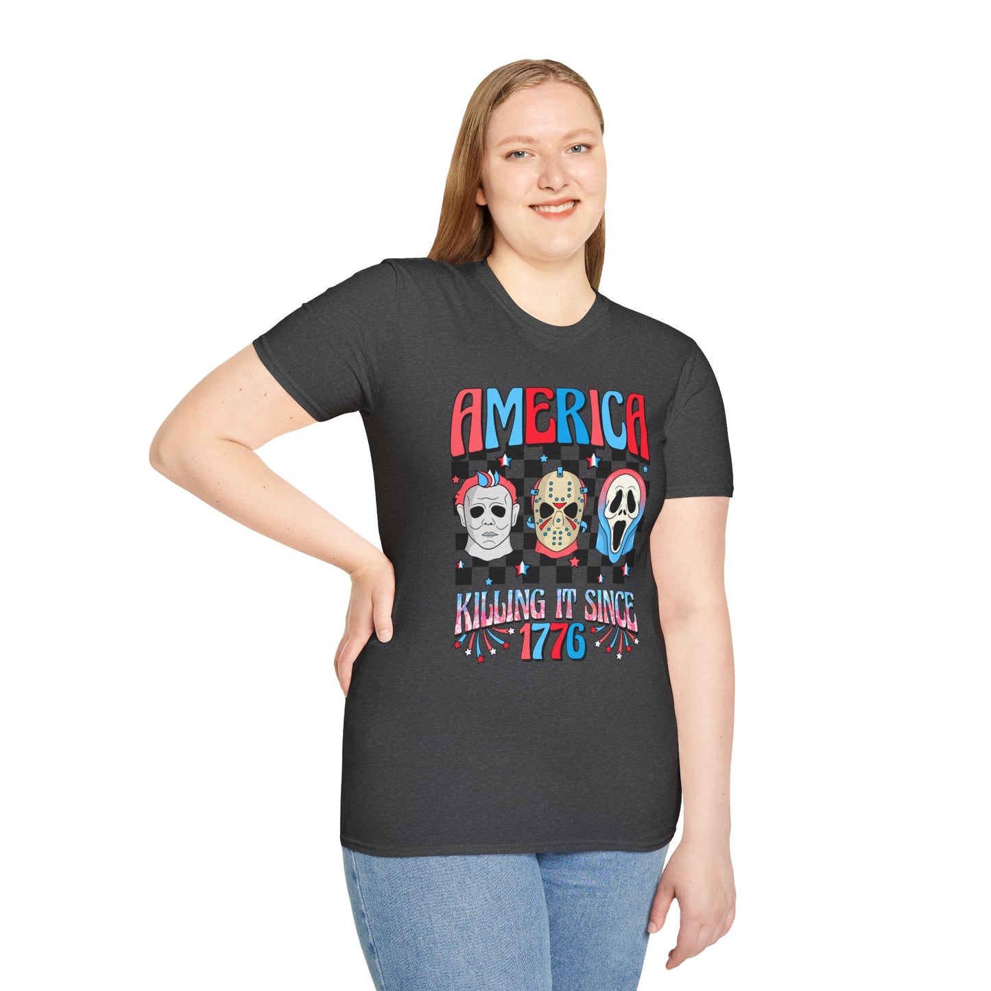 America Killing It Since 1776 T-Shirt — Americana Horror Fans Tee