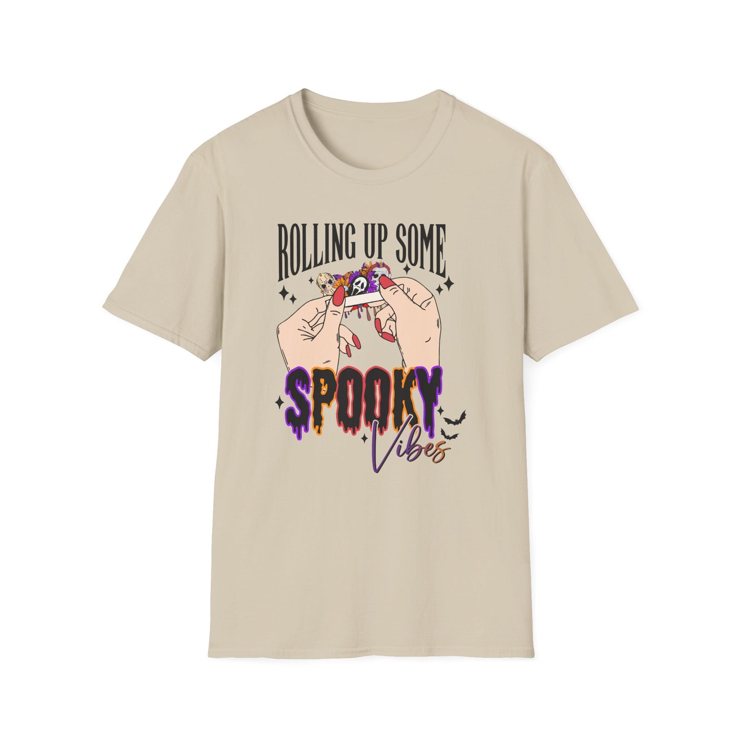 Rolling Up Some Spooky Vibes Unisex Jersey Short Sleeve Tee