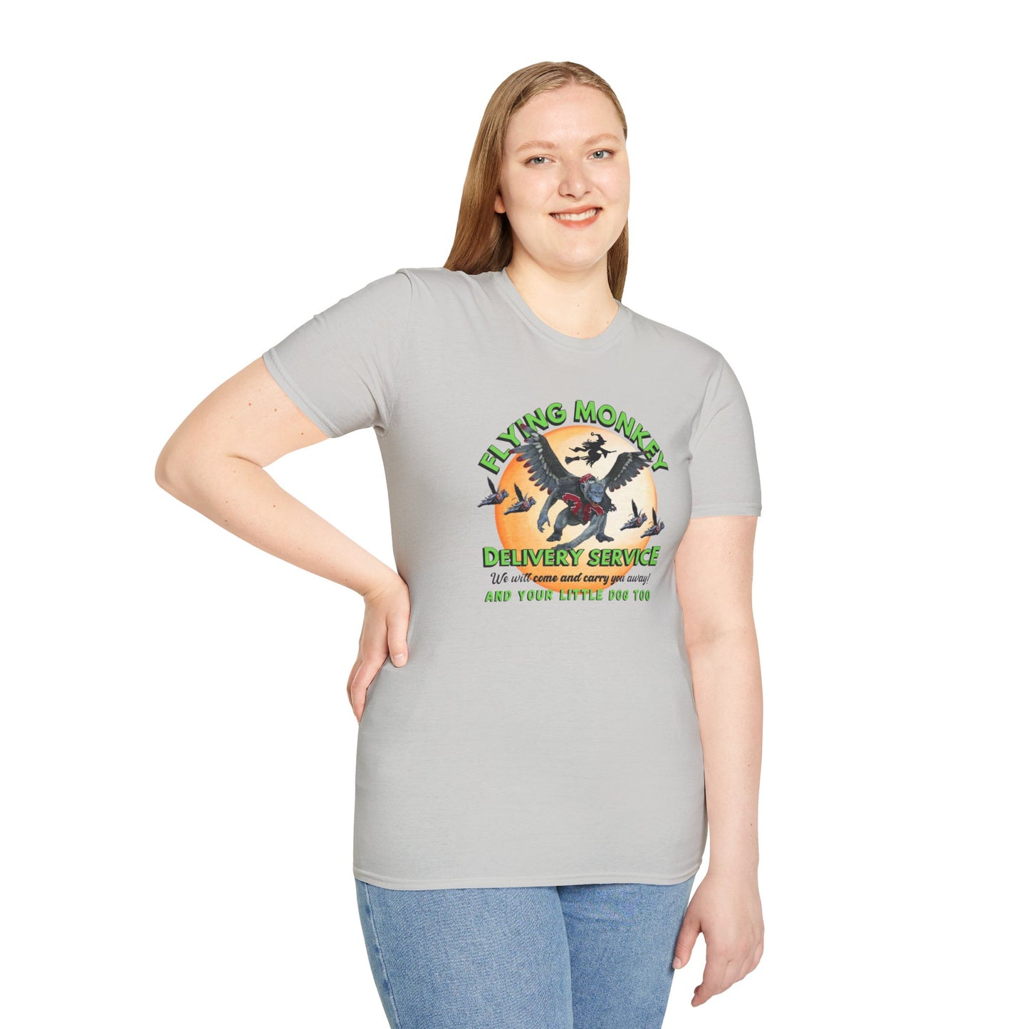 Flying Monkey Delivery Service Unisex Jersey Short Sleeve Tee